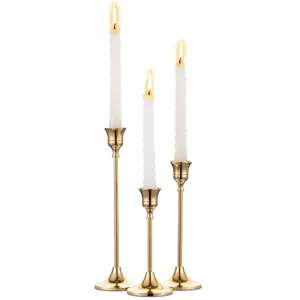 Gold Taper Candle Holder ( Set of 3 )