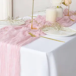 Table Runner - Baby Pink - Cheese Cloth