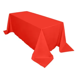Tablecloth - Red 90 x 132 Inch