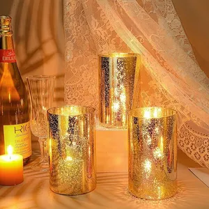 Gold Table Top Vase
