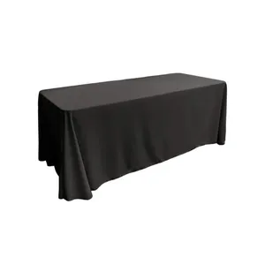 Tablecloth- Black - Linen - 90 x 132 Inch