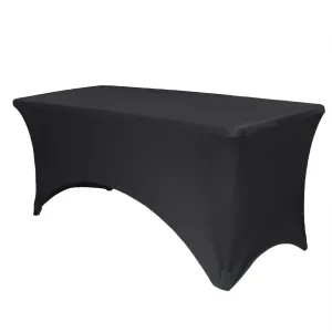 Table - Spandex 8 ft Black