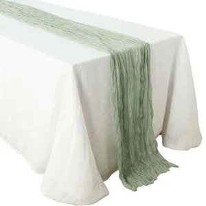 Table Runner - Sage Cheese Cloth