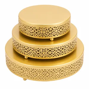 Gold Tiered Cake Stand Set – 3 Piece