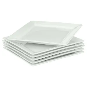 Plate - Square -White - 9 Inch