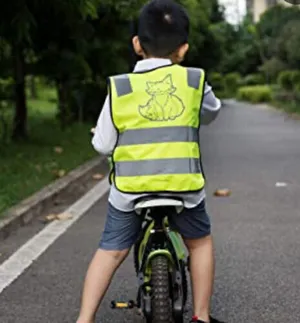 Night Safety Vest ( Disposable ) - Lime ( One Size Fits Most )