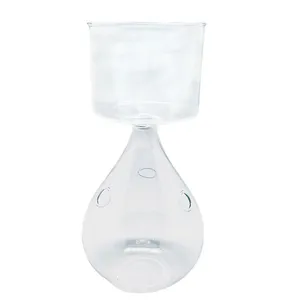 Hourglass Candle Vase
