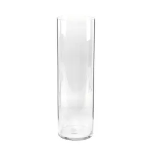 40x15cm Clear Glass Cylinder Vase
