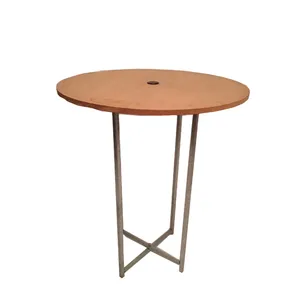 Collapsible Round Cocktail Table