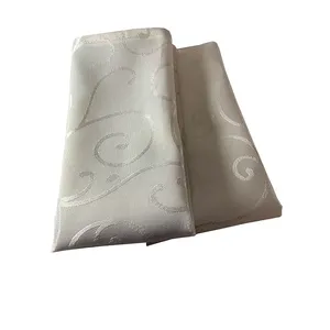 White Scroll Napkins