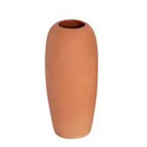 Terracotta Ceramic Tulip Vase - Small
