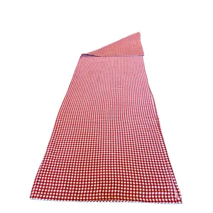Red & White Gingham Runner
