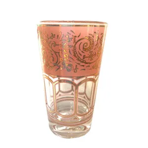 Pink Glass Moroccan Votive