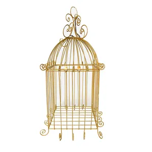 Gold Square Tweety Bird Cage