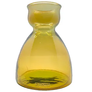Amber Large Senna Glass Vase