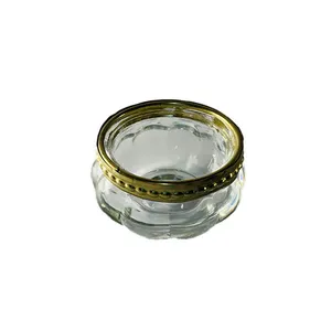Gold Rim Tealight Holder