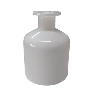 White Bottle Bud Vase