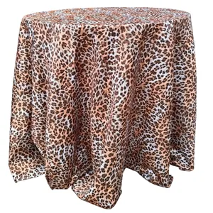 Leopard Print Cafe Tablecloth