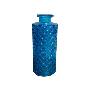 Blue Bottle Bud Vase - Medium