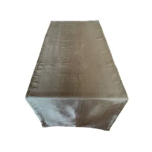 Charcoal Taffeta Runner