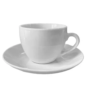 White Porcelain Cup & Saucer