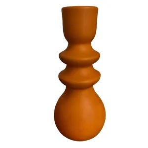Terracotta 2 Ring Candleholder
