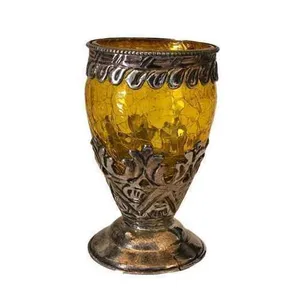 Yellow Antique Bud Vases