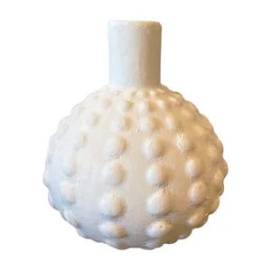 White Bubble Bud Vase