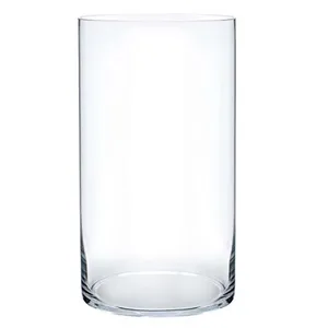 45x15cm Clear Glass Cylinder Vase