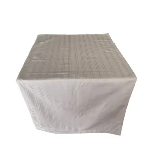 Grey Embossed Striped Runner