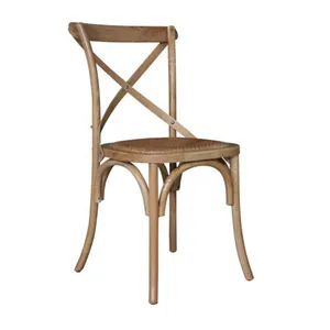 Wooden  Cross Back Chairs