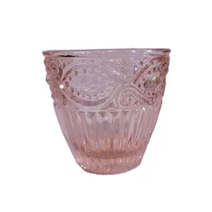 Pink Glass Votive