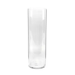 40x10cm Clear Glass Cylinder Vase