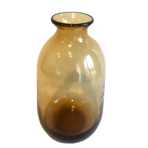 Brown Bottle Vase - Small