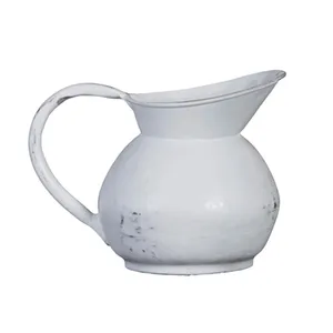 White Round Resin Jugs