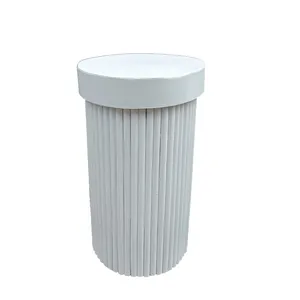 Round Ribbed Plinths - 60cm