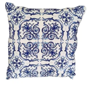 Blue & White Amalfi Cushion Cover