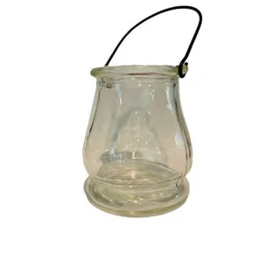 Clear Glass Lantern Hanging Votive