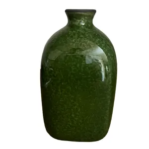 Green Square Posy Bottle Vase