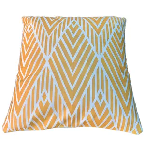 Gold Chevron Cushion Cover