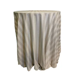 Stone Striped Tablecloth