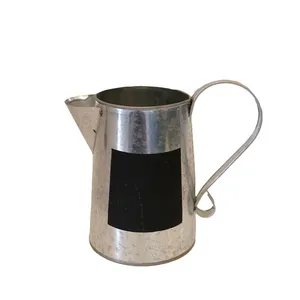 Zinc Watering Can with Blackboard Label