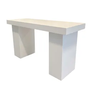 White Server Table