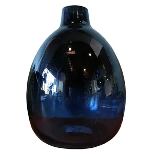 Dark Blue Bulb Vase