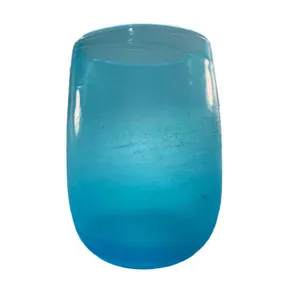 Blue Sand Vase - Short