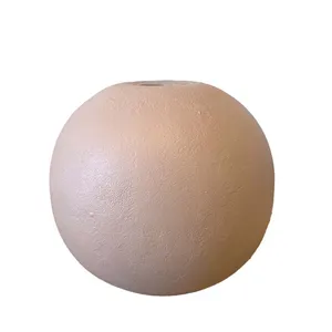 White Smooth Ball Bud Vase