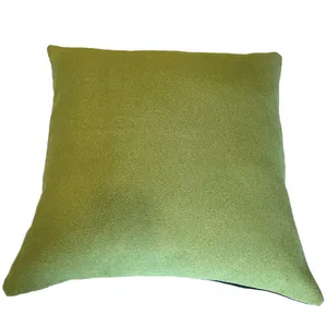 Green Flannel Cushion Covers