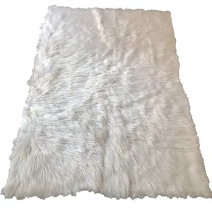 White Fluffy Carpet Rug