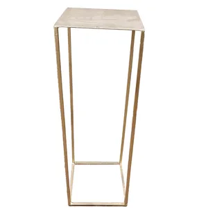Gold Metal Plinth - Large