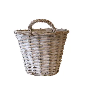 White Washed basket 
